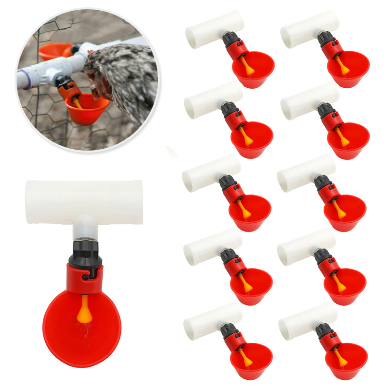 Chicken Nipple Drinker - 10Pcs 자동 치킨 메추라기 마시는 그릇