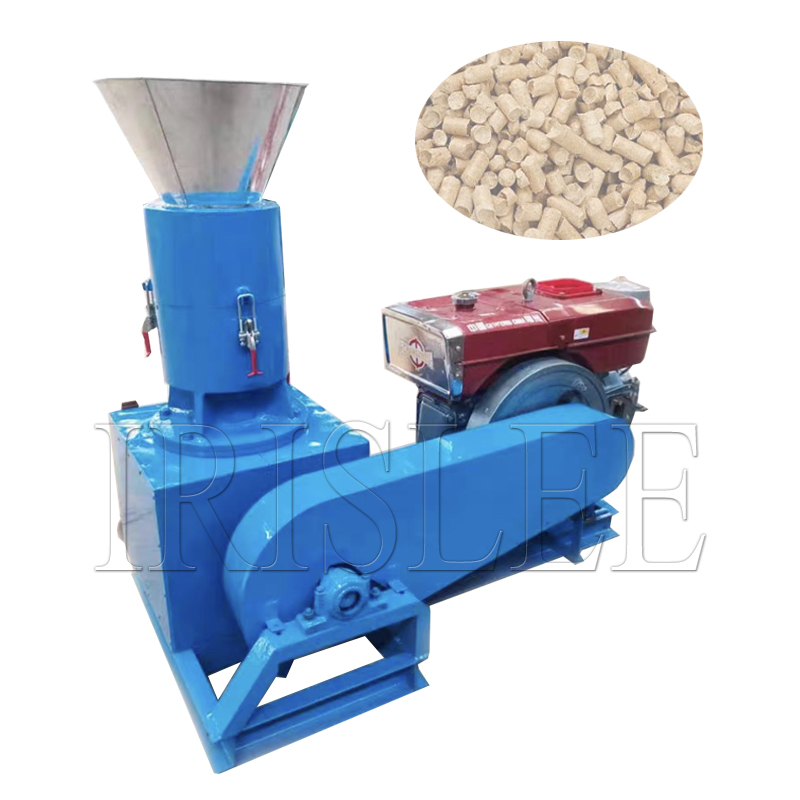 Wood Pellet Making Machine - 60-80Kg/H 디젤 목재 펠릿 제조기 플랫