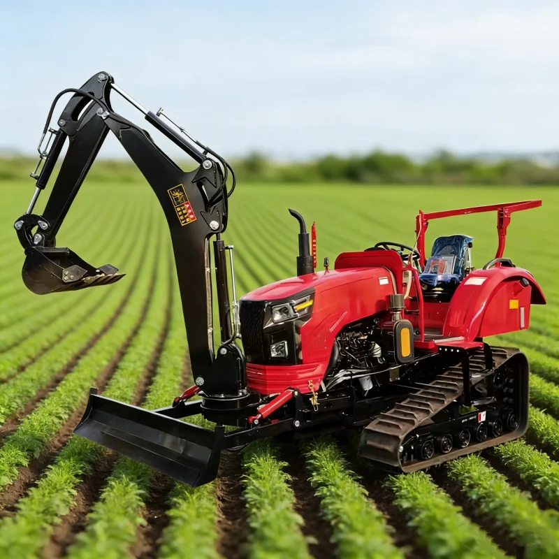 맞춤형 크롤러 트랙터 35HP 미니 트랙 농업용 다기능 - Agriculture Farming Services 리뷰 및 가격