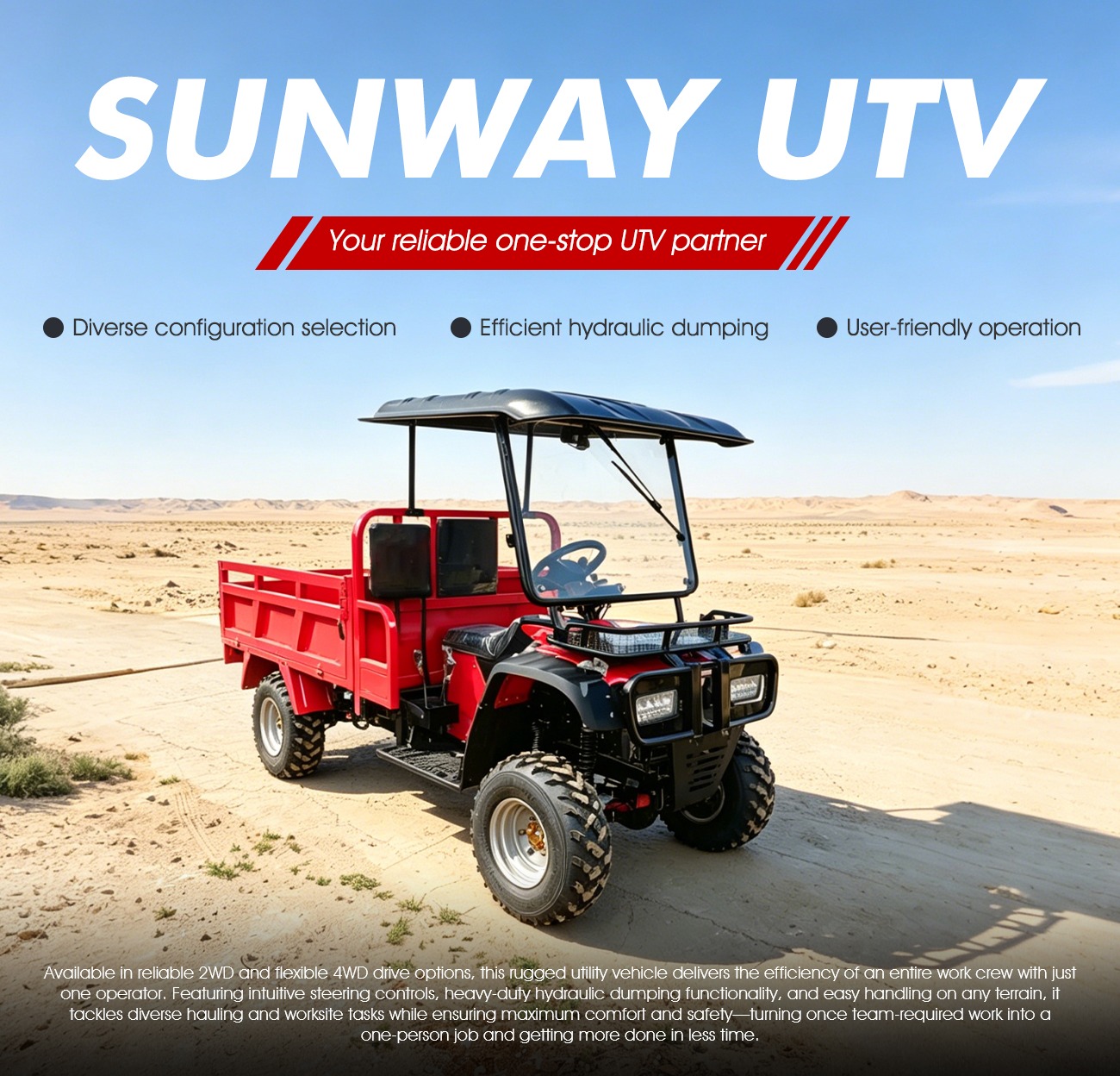 고급 400cc 농업용 유틸리티 차량 4x4 농장 운송 - Agriculture Farming Services 리뷰 및 가격