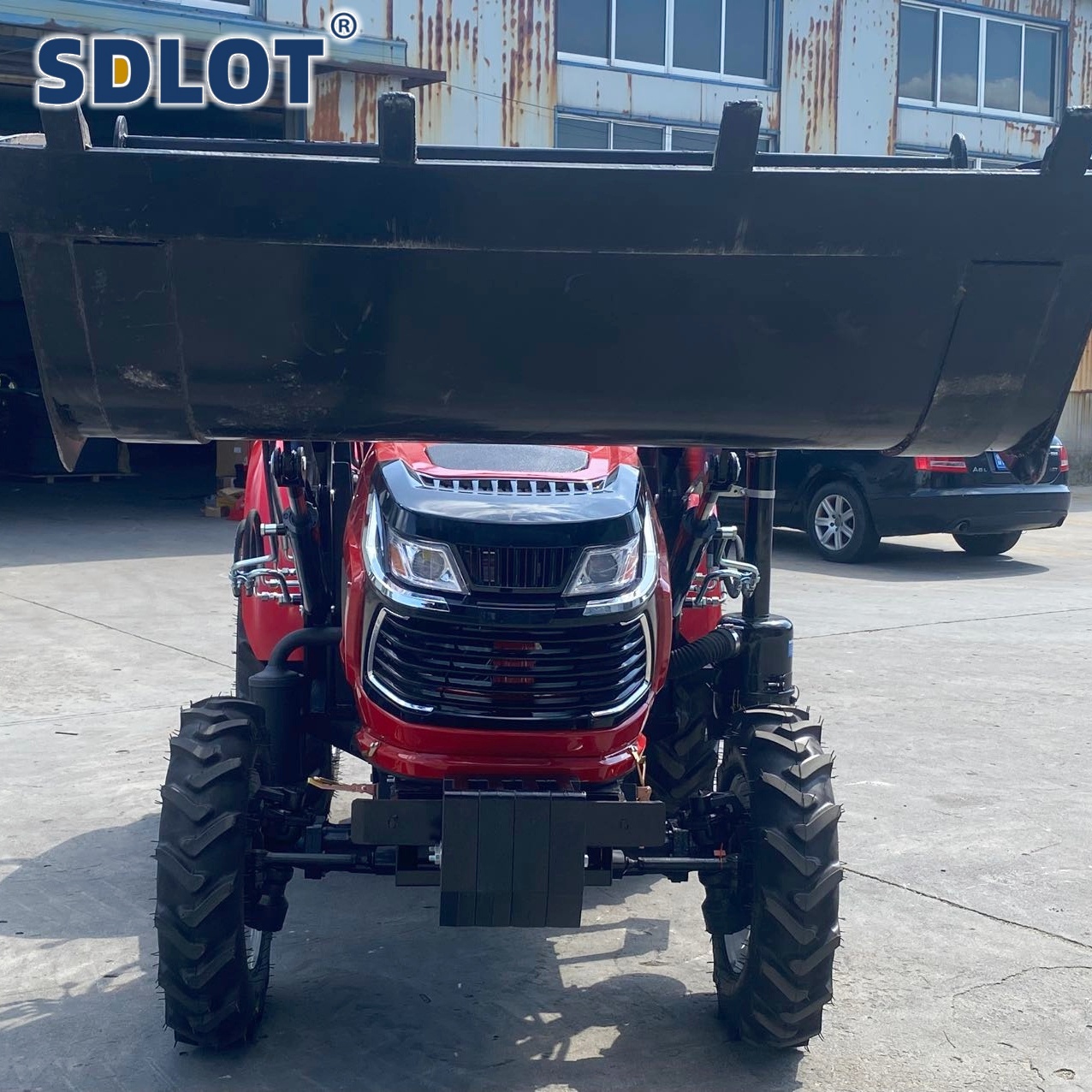 50마력 디젤 트랙터 4륜구동 프론트 로더 버킷 장착  - Agriculture Farming Services 리뷰 및 가격